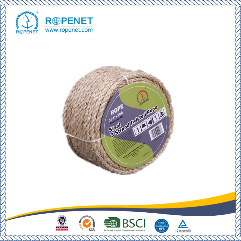 Nature Color Sisal Rope with Competitive Price