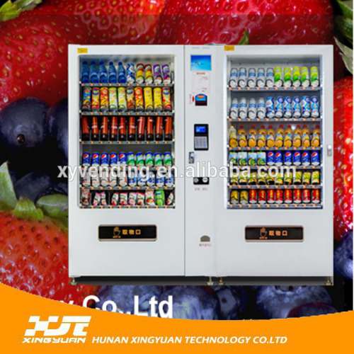 Retail Vending Machine for Snack and Bever with MDB protocol coin acceptor & bill validator