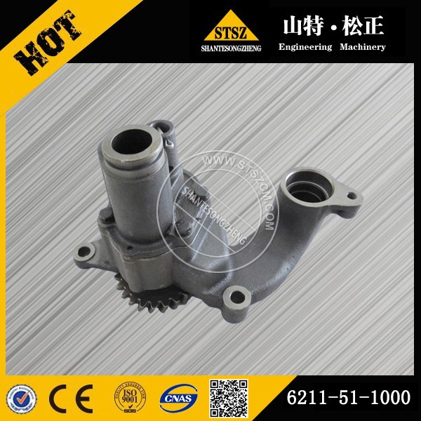 KOMATSU BULLDOZER قطع الغيار KOMATSU D85A-21A SA6D140E-2 OIL PUMP 6211-51-1000