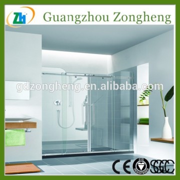 2015 New Product Bathroom Tempered Glass Door