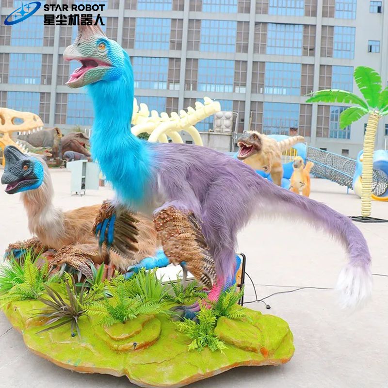 Dinosaurus Oviraptor Animatronic Display Dinosaur Oviraptor animatronic display