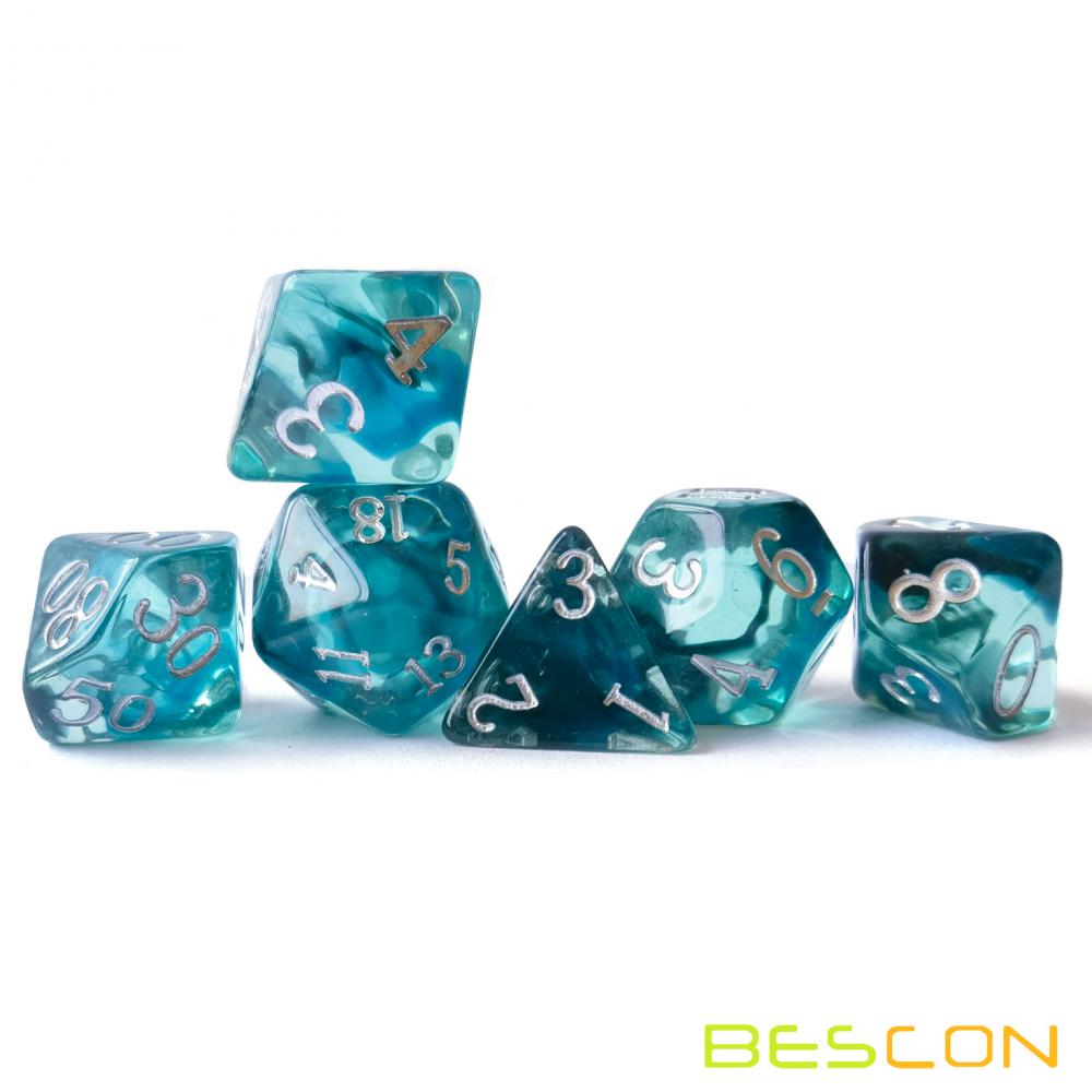 Nebuloso DICE RPG Rol de juego Juego de dados, Nebula DND Polyédrico mixta Dice para RPG MTG Table Game Dice Dice