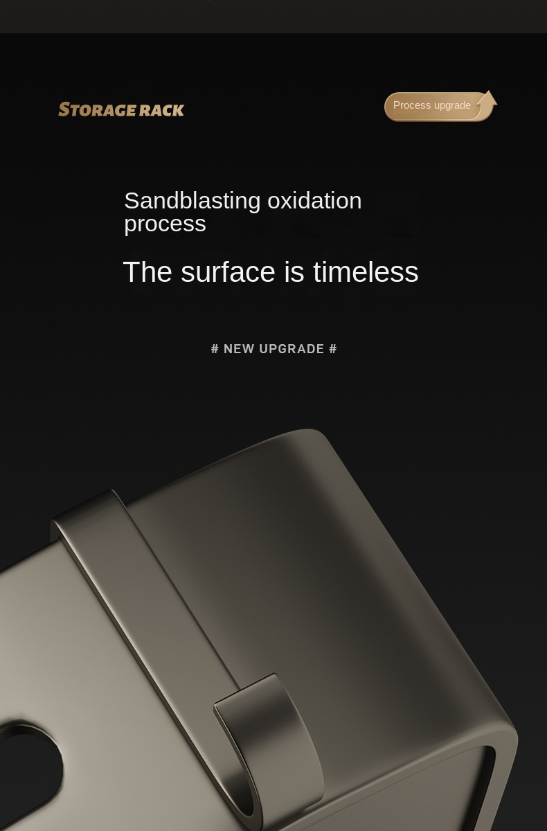 Duvara Monte Banyo Depolama Rafı Wall Mounted Bathroom Storage Rack