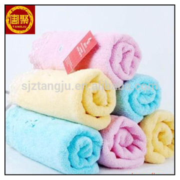 Microfiber face towel solid color