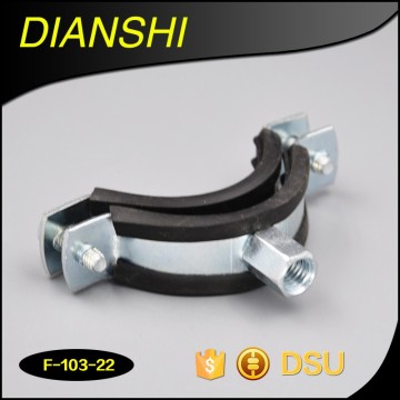 galvanized rubber steel pipe clamp tube clamp