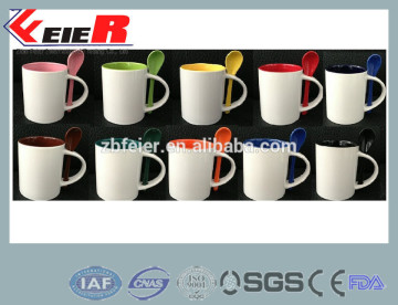 Ceramic Soup Mug With Spoon,Soup Cup ,Coffee Mug