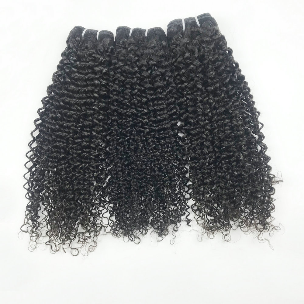 Kinky Curly human Hair Extensions best ratio brazilian hair