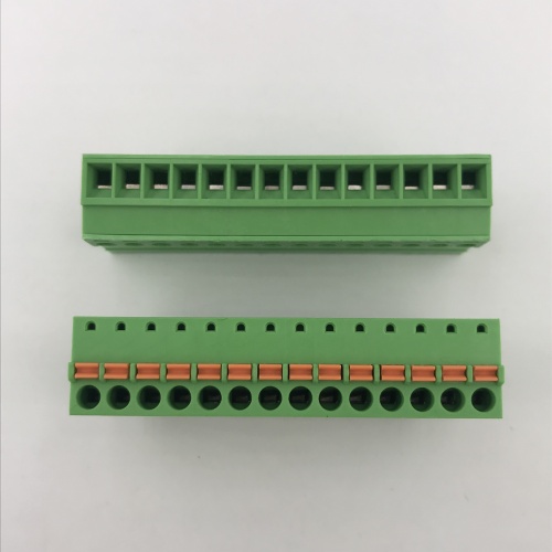 14pin male to female pluggable spring terminal block