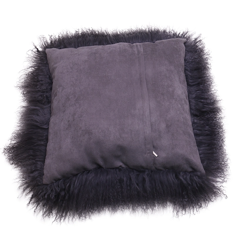 Square Sheepskin Pillow Case