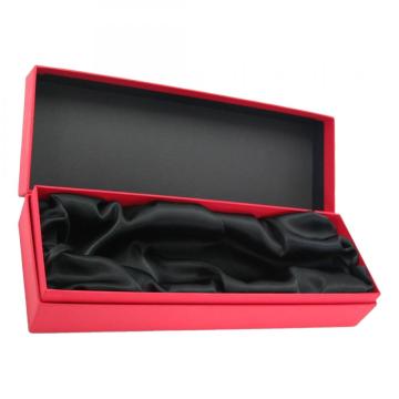 Book Shape Paper Wine Gift Box Satin tray