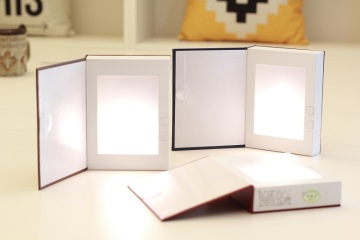 New magic book light warm flame lamp led flame lamp