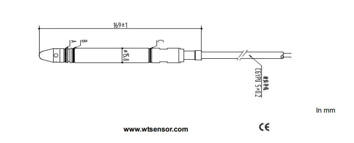 PCM269 (WTL03) Submersible Level Transmitter Oil Tank Truck Level Sensor Industrial Use Fuel Level Sensor