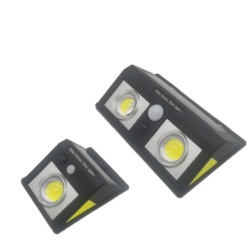 Solar Outdoor 3 Sides Motion Sensor Wall Light