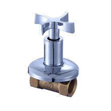 Yoroow Wall Mounted Zinc Handle Brass Body Concealed Valve Bathroom Stop Valve