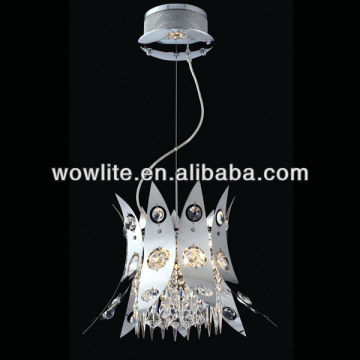 2013 luxury modern chrome crystal pendant lamp Q6016-9