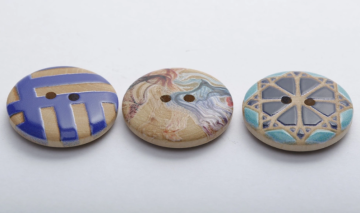 Bespoke Wooden Botanical Buttons