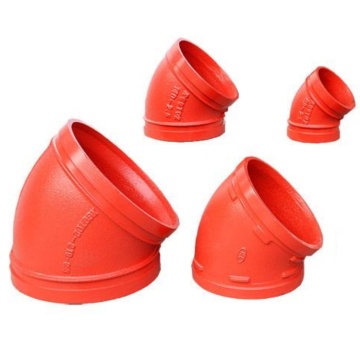 Ductile Iron Grooved Fitting 45 Degree Elbow