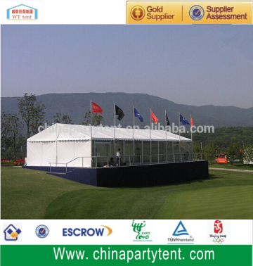 Large clear span outdoor warehouse tents