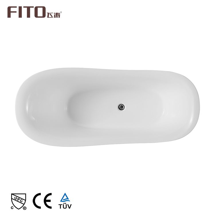 European Style Indoor Bathroom Portable Bathtub Classic Bathtub Simple Deep Acrylic Bathtubtub