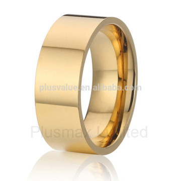 2016 new design men ring gold colour ring made of healthy titanium