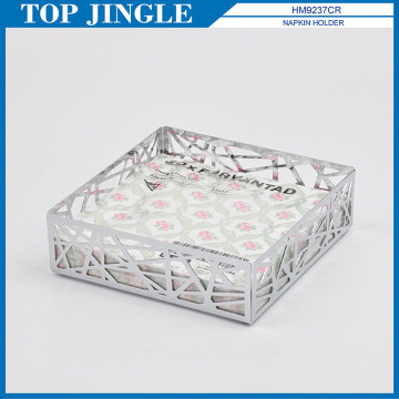 Trendy Square Totem Design Napkin Tray