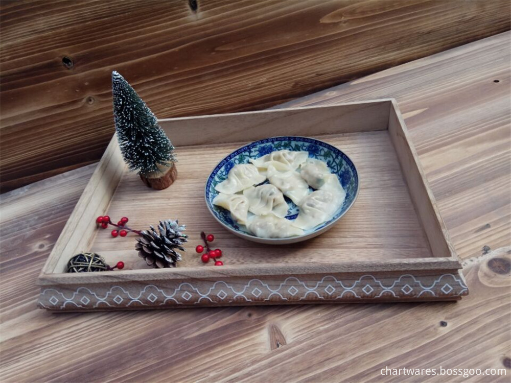 wooden tray