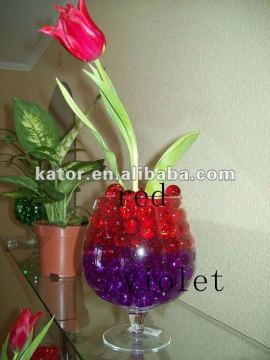 magic crystal soil in purple color