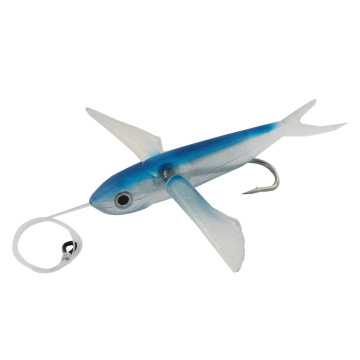 Peche Saltwater Trolling Lures: Flying Fish & Soft Plastic Swim Baits