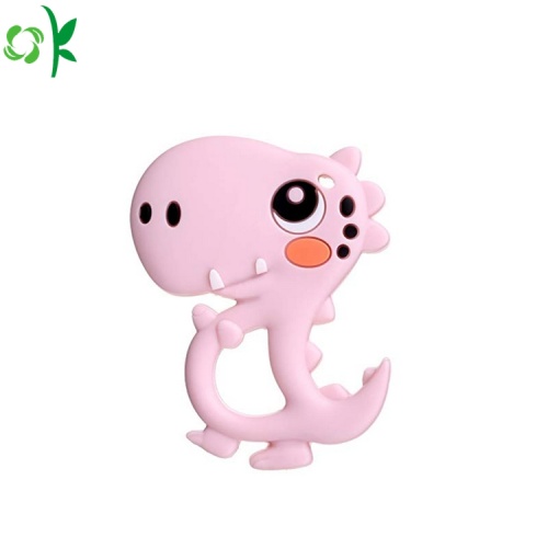 BPA Free Dinosaur Silicone Teether Baby Toy