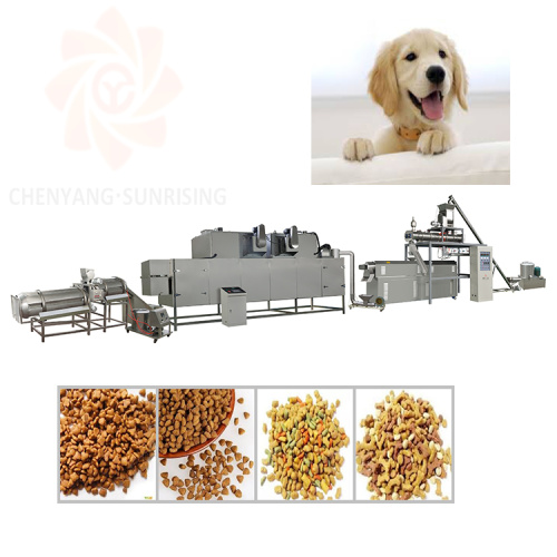 Machine de nourriture sèche pour animaux de compagnie faisant de la nourriture pour chiens à extrudeuse