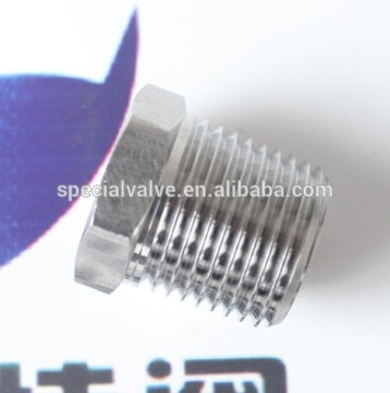 stainless steel male thread pipe plug