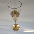 2020 new design half plating wine glass