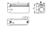 Saipwell/Saip Best Selling BHC Explosion-proof Die Casting Aluminium Conduit Outlet Box(BHC-E)