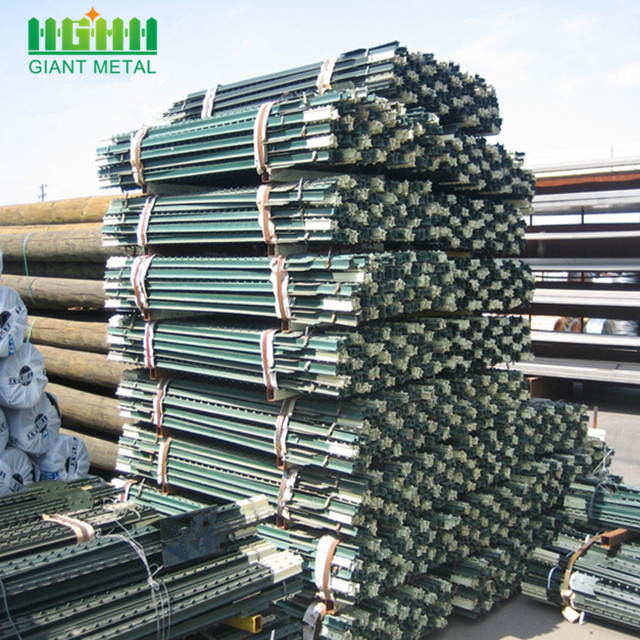ISO& CE steel metal t bar fence post