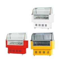 Hot Sell Italian Round Glass Display Freezer for Cakes and Ice Cream