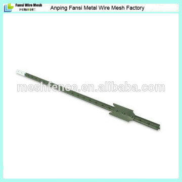 Green painted price metal t post