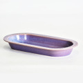 Amazon Embosed Table Ware Purple Stoneware Dintersets