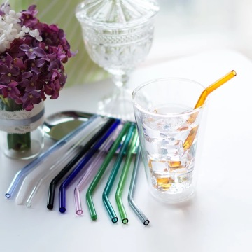 Eco Friendly Borosilicate Glass Straws Drinking Straw