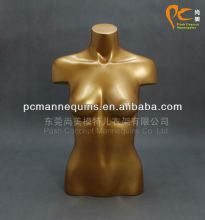 Golden Half Body Female Mannequin