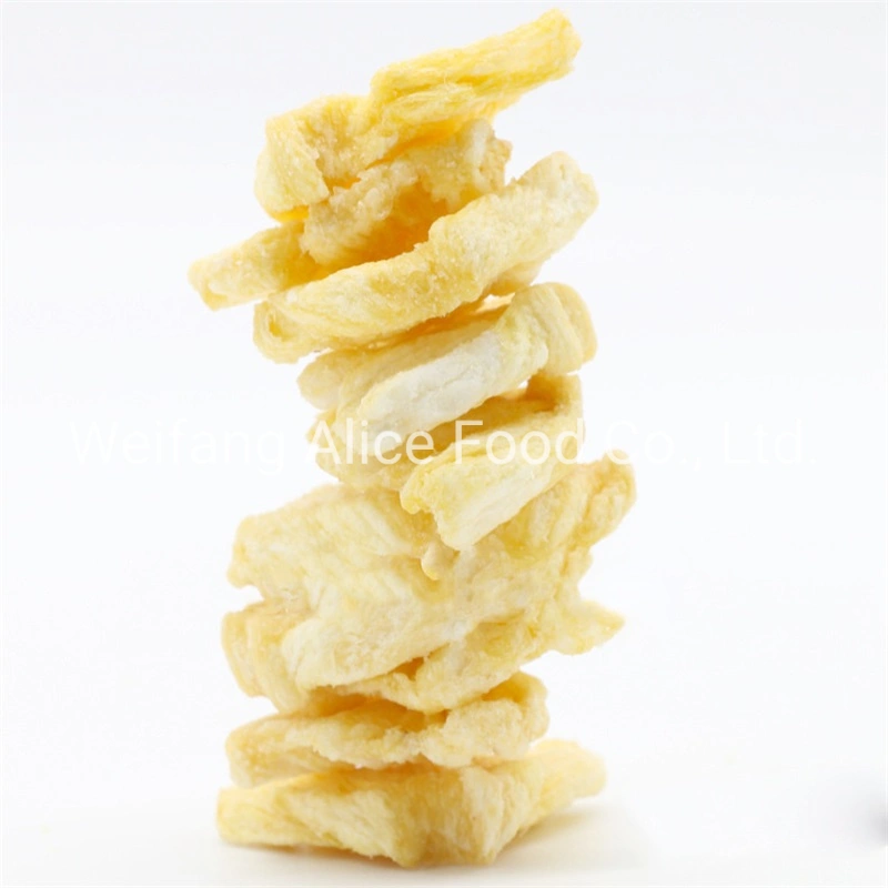 China Wholesale Crispy Fried Pineapple Chips Export Standard Dried Fried VF Pineapple