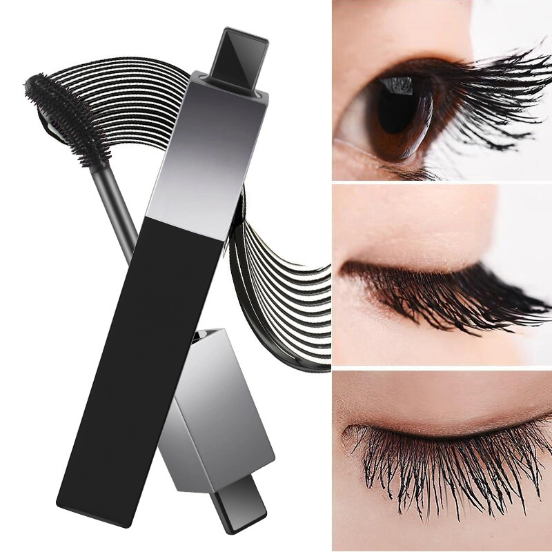 Wholesale Easy to Apply Gradient Sliver Lid Mascara Natural Waterproof Custom Logo Private Label Curling Thick Black Mascara