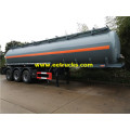 7000 galons 30ton corrosive ruwa tanki na semi-trailers