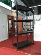 Simple Living Room Metal Storage Shelving Racks