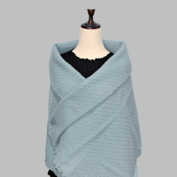 100% Worsted Wool Unique Walf Check Sofa Blanket