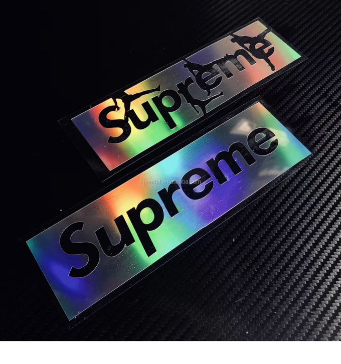 Self Adhesive Car Chrome Vinyl Wrap Holographic Laser Chrome Auto Decoration Sticker 1.27 X 50M 0