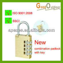 PL-B303 Brass digital key combination lock