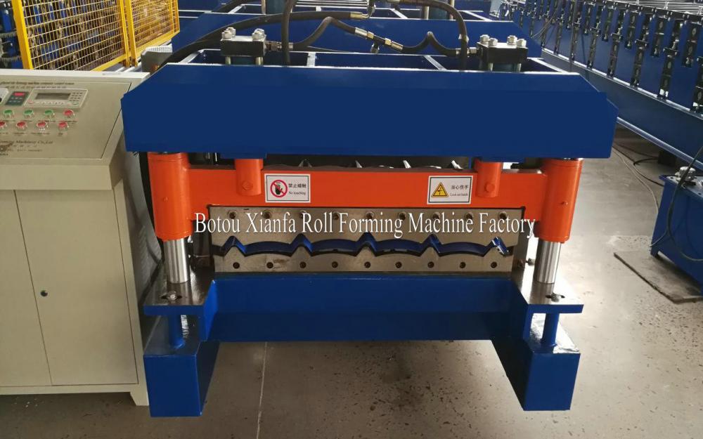 Metal Sheet Glazed Tiles Roof Making Machine