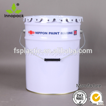 25L round tinplate steel barrel for oil lubricant pack