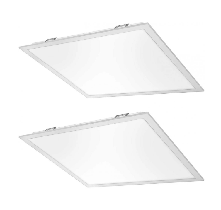 Luz do painel de LED branco embutido