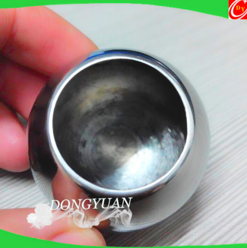 38mm stainless steel sphere with hole for tube fitting